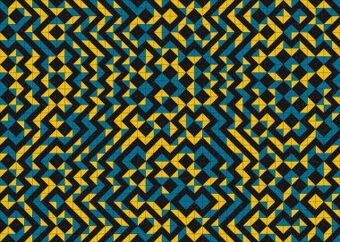 Soyut geometrik desen, üretken hesaplama sanatı 