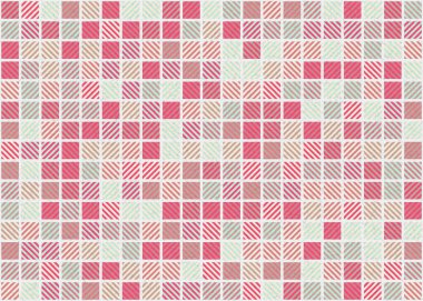 Soyut geometrik desen, üretken hesaplama sanatı 