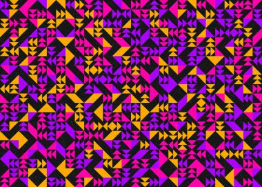 Soyut geometrik desen, üretken hesaplama sanatı 