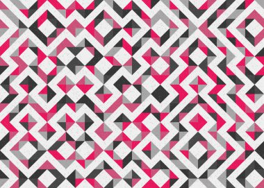 Soyut geometrik desen, üretken hesaplama sanatı 