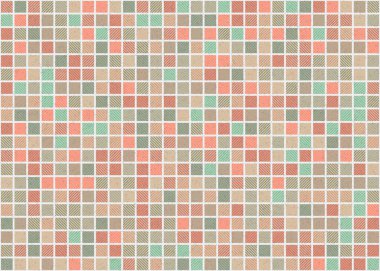 Soyut geometrik desen, üretken hesaplama sanatı 