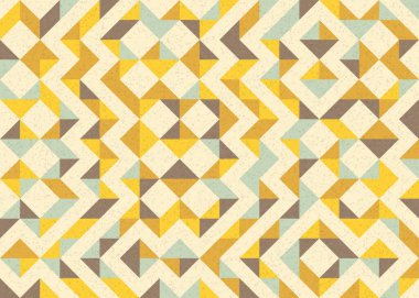 Soyut geometrik desen, üretken hesaplama sanatı 