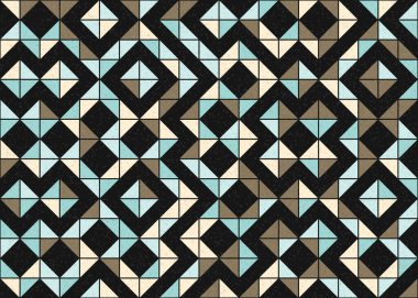 Soyut geometrik desen, üretken hesaplama çizimi