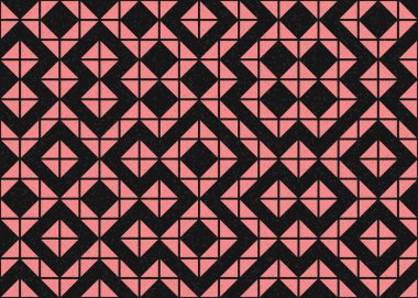 Soyut Geometrik Desen üretken hesaplama sanatı çizimi