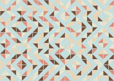 Soyut Geometrik Desen üretken hesaplama sanatı çizimi 