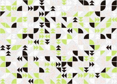 Soyut geometrik desen, üretken hesaplama çizimi