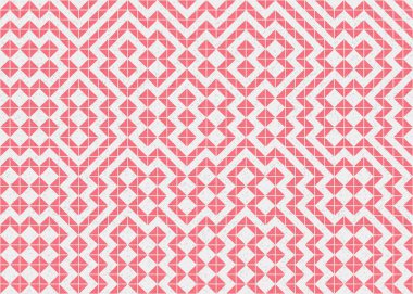 Soyut Geometrik Desen üretken hesaplama sanatı çizimi