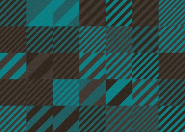 Soyut geometrik desen, üretken hesaplama sanatı 