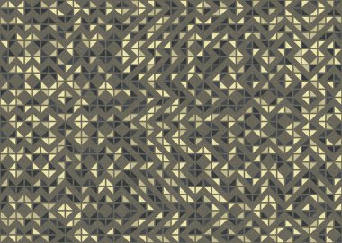 Soyut geometrik desen, üretken hesaplama çizimi