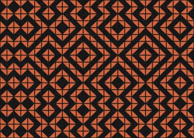 Soyut Geometrik Desen üretken hesaplama sanatı çizimi 