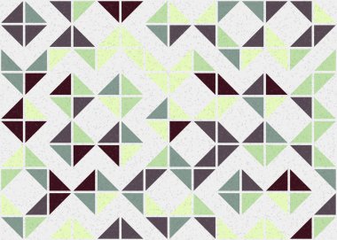 Soyut geometrik desen, üretken hesaplama sanatı 