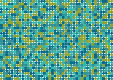 Soyut geometrik desen, üretken hesaplama sanatı 