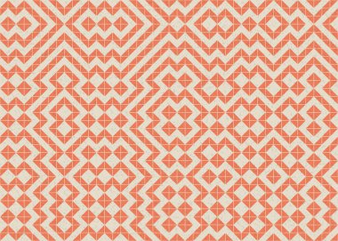 Soyut geometrik desen, üretken hesaplama çizimi