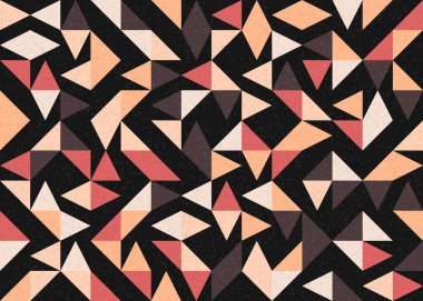 Soyut Geometrik Desen üretken hesaplama sanatı çizimi 