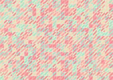 Soyut geometrik desen, üretken hesaplama çizimi