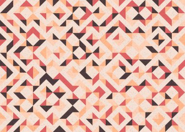 Soyut geometrik desen, üretken hesaplama çizimi