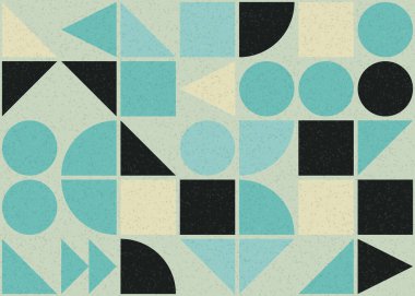 Soyut geometrik desen, üretken hesaplama sanatı 