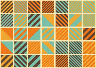 Soyut geometrik desen, üretken hesaplama çizimi