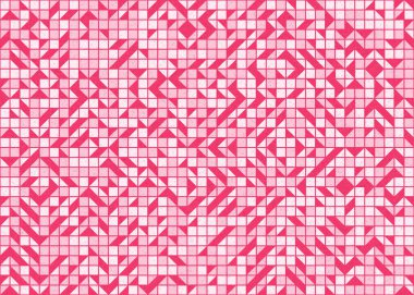 Soyut Geometrik Desen üretken hesaplama sanatı çizimi