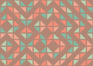 Soyut geometrik desen, üretken hesaplama çizimi