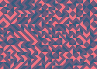 Soyut geometrik desen, üretken hesaplama çizimi