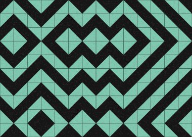 Soyut geometrik desen, üretken hesaplama sanatı 