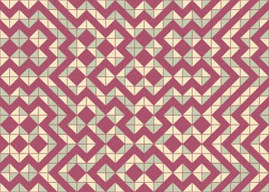 Soyut Geometrik Desen üretken hesaplama sanatı çizimi