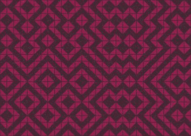 Soyut Geometrik Desen üretken hesaplama sanatı çizimi