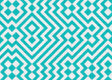 Soyut geometrik desen, üretken hesaplama çizimi