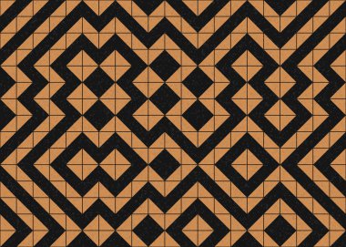 Soyut geometrik desen, üretken hesaplama sanatı 