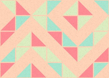 Soyut Geometrik Desen üretken hesaplama sanatı çizimi