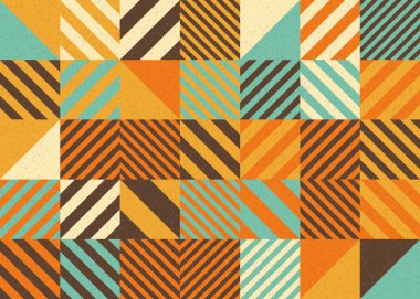 Soyut geometrik desen, üretken hesaplama sanatı 