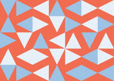 Soyut geometrik desen, üretken hesaplama sanatı 