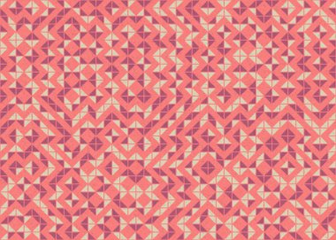 Soyut geometrik desen, üretken hesaplama çizimi