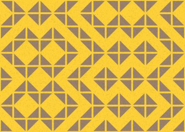 Soyut geometrik desen, üretken hesaplama sanatı 