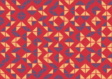 Soyut Geometrik Desen üretken hesaplama sanatı çizimi