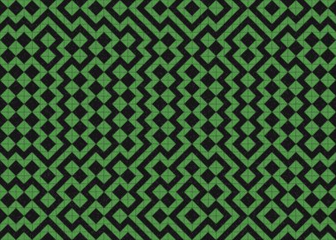 Soyut Geometrik Desen üretken hesaplama sanatı çizimi