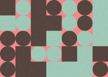 Soyut geometrik desen, üretken hesaplama sanatı 