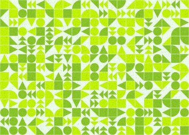 Soyut geometrik desen, üretken hesaplama çizimi