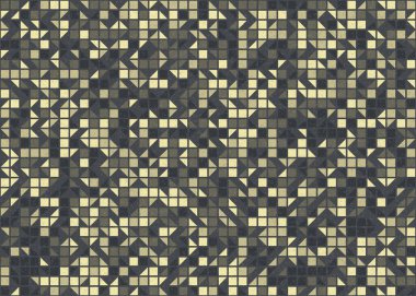 Soyut geometrik desen, üretken hesaplama çizimi