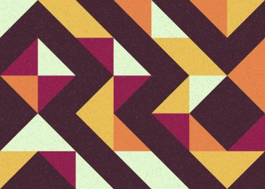 Soyut geometrik desen, üretken hesaplama çizimi