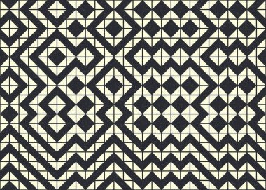 Soyut geometrik desen, üretken hesaplama sanatı 