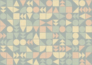 Soyut geometrik desen, üretken hesaplama sanatı 