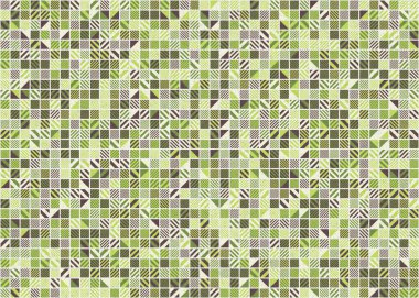 Soyut geometrik desen, üretken hesaplama sanatı 