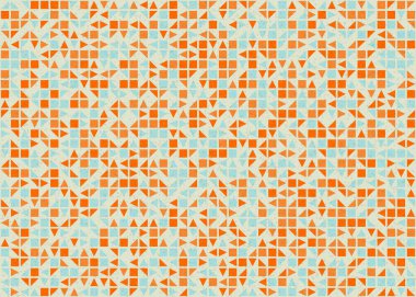 Soyut geometrik desen, üretken hesaplama sanatı 