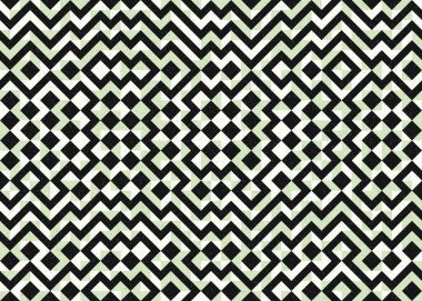 Soyut Geometrik Desen üretken hesaplama sanatı çizimi 