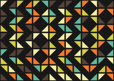 Soyut geometrik desen, üretken hesaplama çizimi