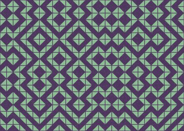 Soyut geometrik desen, üretken hesaplama çizimi