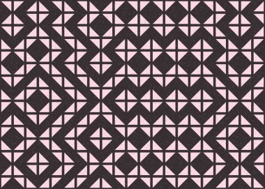 Soyut geometrik desen, üretken hesaplama çizimi