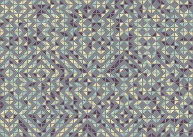 Soyut Geometrik Desen üretken hesaplama sanatı çizimi 